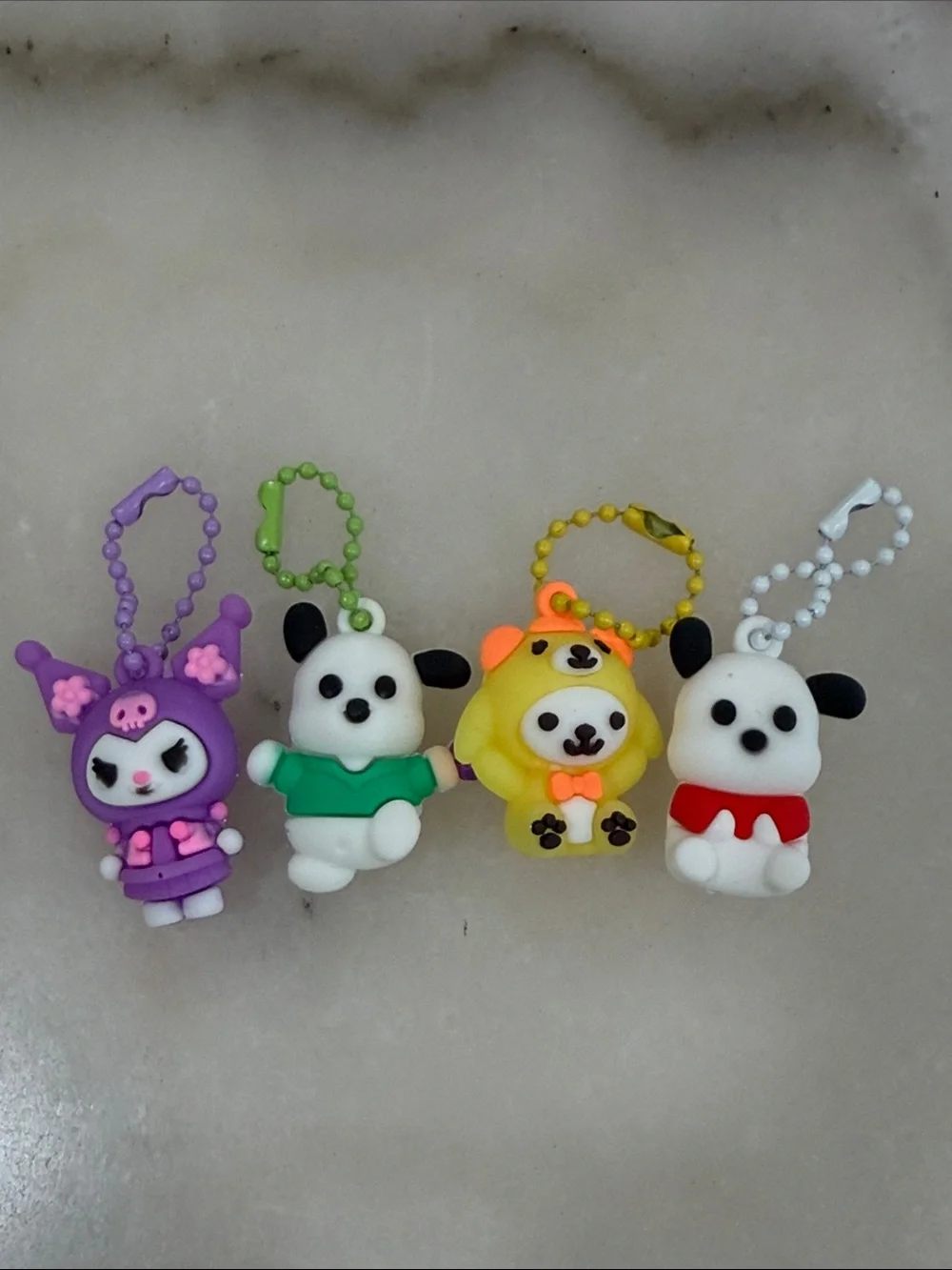 Sanrio Character Blind Box - Moe Ou Family 4 Pack Keychain Characters